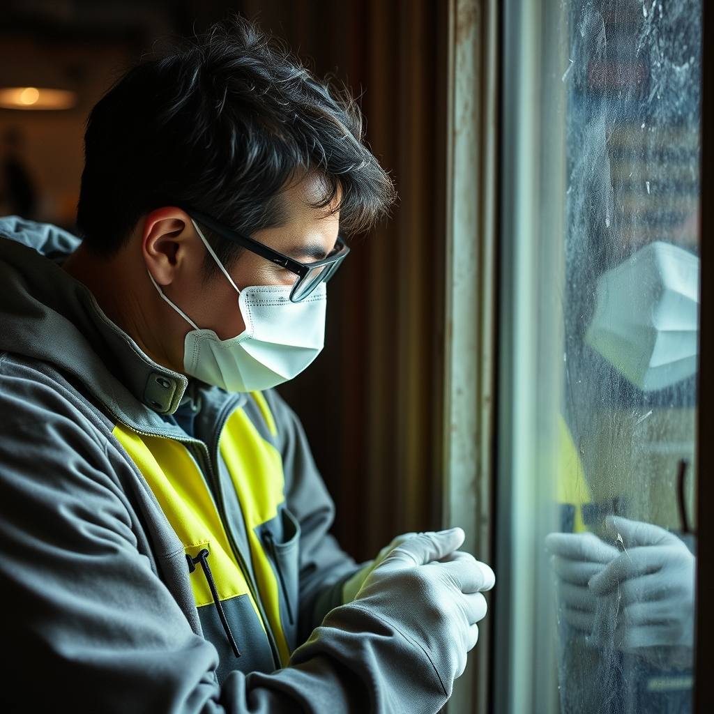 Diagnostic amiante avant travaux (illustration)